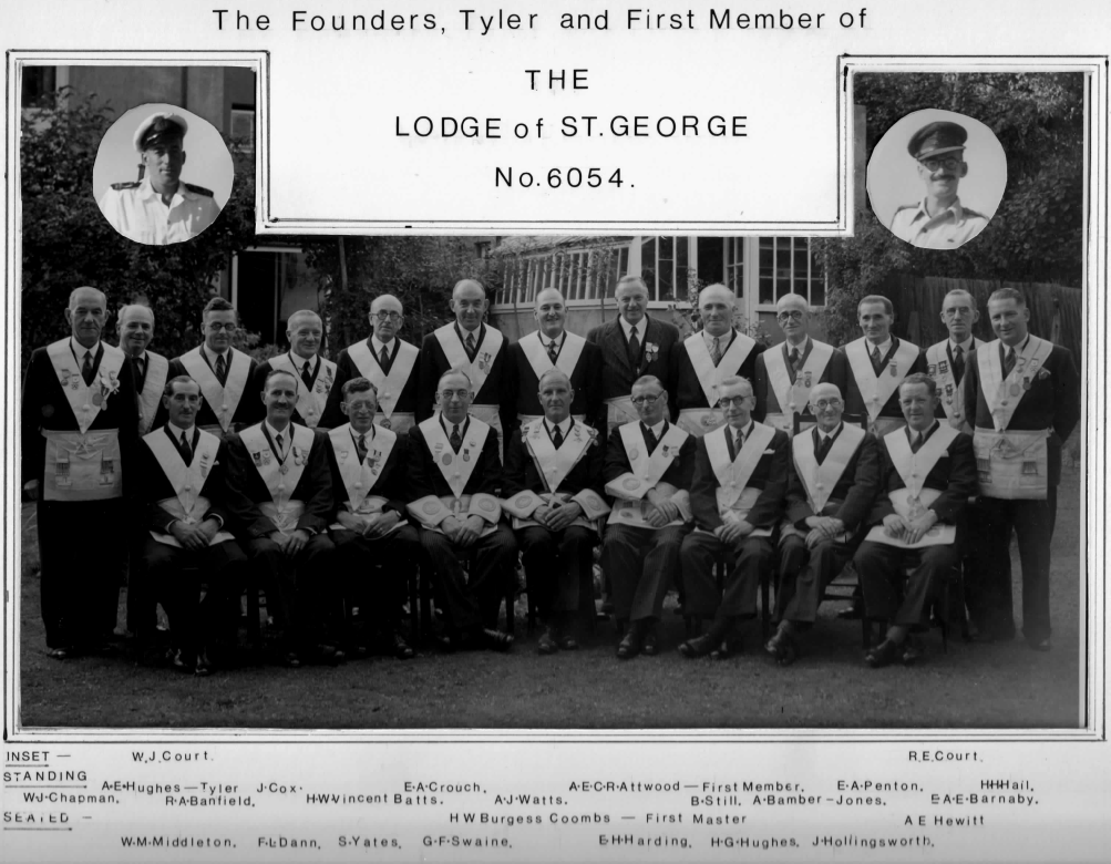 Picture of The Lodge of St. George Founding Members.